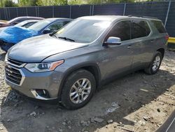 Salvage cars for sale at Waldorf, MD auction: 2020 Chevrolet Traverse LT