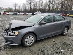 Salvage cars for sale from Copart Waldorf, MD: 2015 Volkswagen Jetta Base