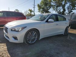 Infiniti Q50 Luxe salvage cars for sale: 2022 Infiniti Q50 Luxe