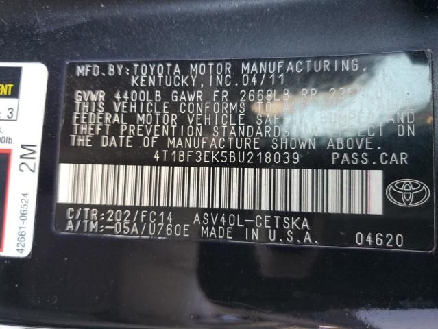 2011 Toyota Camry Base