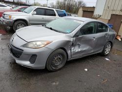 Salvage cars for sale at New Britain, CT auction: 2013 Mazda 3 I
