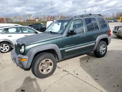 Jeep salvage cars for sale: 2002 Jeep Liberty Sport