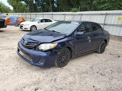 Salvage cars for sale from Copart Midway, FL: 2013 Toyota Corolla Base