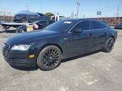 Salvage cars for sale at Wilmington, CA auction: 2012 Audi A7 Prestige