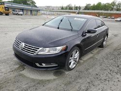 Salvage cars for sale at Spartanburg, SC auction: 2015 Volkswagen CC Executive