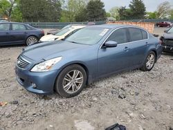 Salvage cars for sale at Madisonville, TN auction: 2010 Infiniti G37 Base