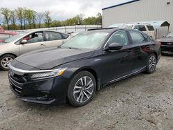 Salvage cars for sale from Copart Spartanburg, SC: 2022 Honda Accord Hybrid EXL