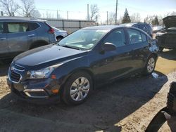 Salvage cars for sale at Lansing, MI auction: 2016 Chevrolet Cruze Limited LS
