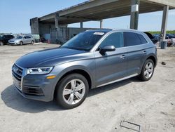 Salvage cars for sale at West Palm Beach, FL auction: 2018 Audi Q5 Premium Plus