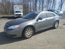 Salvage cars for sale at East Granby, CT auction: 2012 Chrysler 200 LX