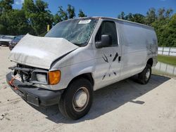 Salvage trucks for sale at Ocala, FL auction: 2006 Ford Econoline E250 Van