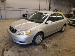 Toyota salvage cars for sale: 2004 Toyota Corolla CE