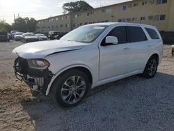 Carros salvage para piezas a la venta en subasta: 2019 Dodge Durango GT