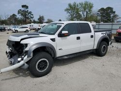 Vehiculos salvage en venta de Copart Hampton, VA: 2012 Ford F150 SVT Raptor