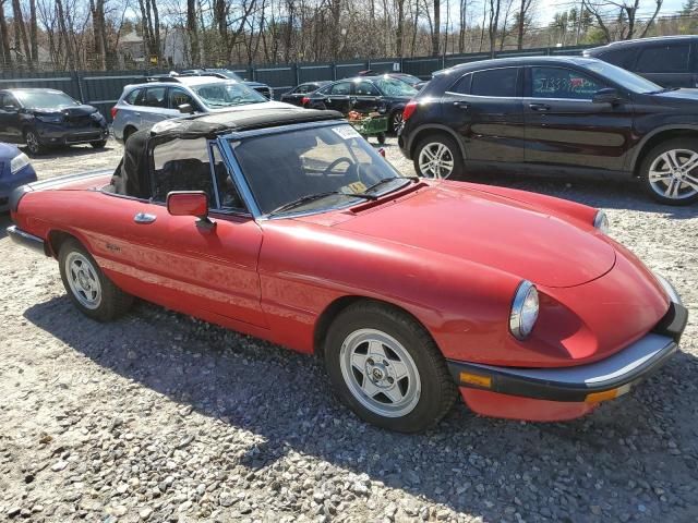 1986 Alfa Romeo Veloce 2000 Spider