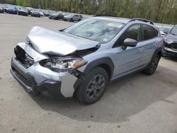 Subaru salvage cars for sale: 2022 Subaru Crosstrek Sport