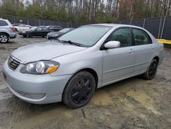 Toyota Corolla CE salvage cars for sale: 2006 Toyota Corolla CE