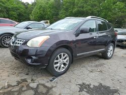 Salvage cars for sale at Austell, GA auction: 2013 Nissan Rogue S