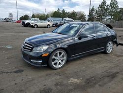Salvage cars for sale at Denver, CO auction: 2014 Mercedes-Benz C 250