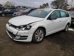 Salvage cars for sale from Copart New Britain, CT: 2017 Volkswagen Golf Sportwagen S