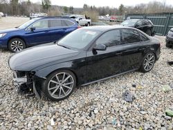 Salvage cars for sale at Candia, NH auction: 2015 Audi S4 Premium Plus