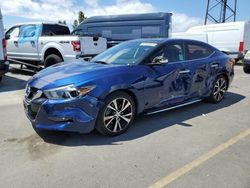 Salvage cars for sale from Copart Hayward, CA: 2018 Nissan Maxima 3.5S
