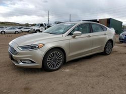Salvage cars for sale from Copart Colorado Springs, CO: 2017 Ford Fusion Titanium