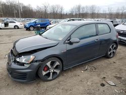 Salvage cars for sale from Copart Marlboro, NY: 2015 Volkswagen GTI