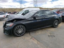 Salvage cars for sale at Littleton, CO auction: 2019 Mercedes-Benz C 300 4matic