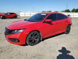 Salvage cars for sale at Sacramento, CA auction: 2021 Honda Civic Sport