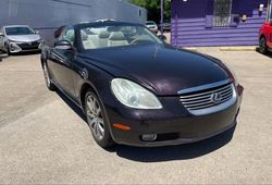 Salvage cars for sale at Grand Prairie, TX auction: 2002 Lexus SC 430