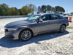 Salvage cars for sale at Loganville, GA auction: 2021 Honda Accord LX