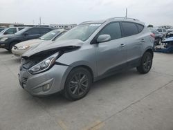 Salvage cars for sale at Grand Prairie, TX auction: 2014 Hyundai Tucson GLS