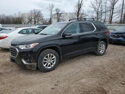 Salvage cars for sale at Central Square, NY auction: 2019 Chevrolet Traverse LT