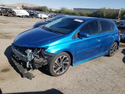 Salvage cars for sale at Las Vegas, NV auction: 2017 Toyota Corolla IM