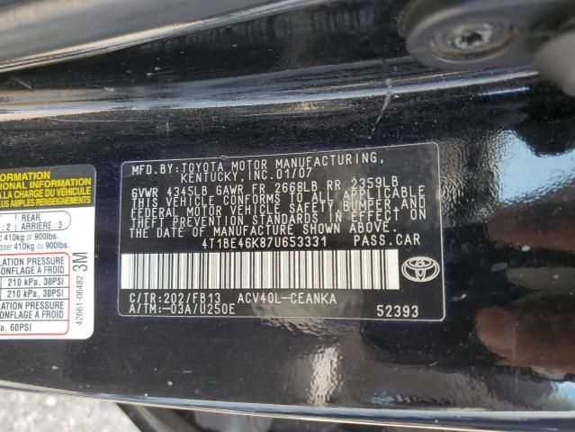 2007 Toyota Camry CE