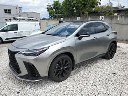 Salvage cars for sale from Copart Opa Locka, FL: 2022 Lexus NX 350