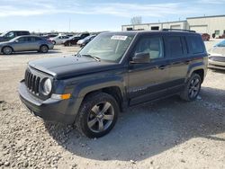 Salvage cars for sale at Kansas City, KS auction: 2015 Jeep Patriot Latitude