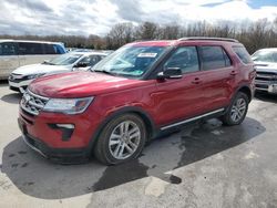 Salvage SUVs for sale at auction: 2018 Ford Explorer XLT