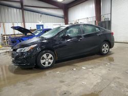 Salvage cars for sale at West Mifflin, PA auction: 2018 Chevrolet Cruze LS