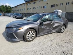 Salvage cars for sale from Copart Opa Locka, FL: 2021 Toyota Camry LE
