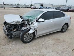 Salvage cars for sale at Temple, TX auction: 2020 KIA Rio LX
