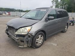 Salvage cars for sale at Dunn, NC auction: 2007 Honda Odyssey EXL