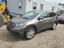 Salvage cars for sale from Copart Lyman, ME: 2012 Honda CR-V EX