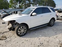 Salvage cars for sale at Loganville, GA auction: 2016 Mercedes-Benz GLE 350 4matic
