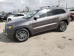 Salvage cars for sale from Copart Los Angeles, CA: 2018 Jeep Grand Cherokee Limited