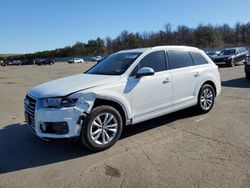 Salvage cars for sale at Brookhaven, NY auction: 2018 Audi Q7 Premium Plus