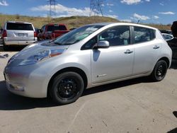 Salvage cars for sale at Littleton, CO auction: 2014 Nissan Leaf S