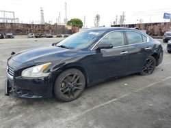 Salvage cars for sale from Copart Wilmington, CA: 2014 Nissan Maxima S