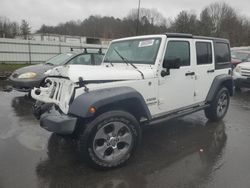 Salvage cars for sale from Copart Assonet, MA: 2016 Jeep Wrangler Unlimited Sport